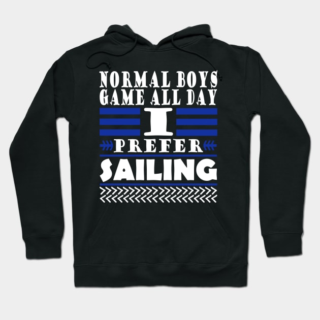 Sailing captain sailboat wind sea sailing ship Hoodie by FindYourFavouriteDesign